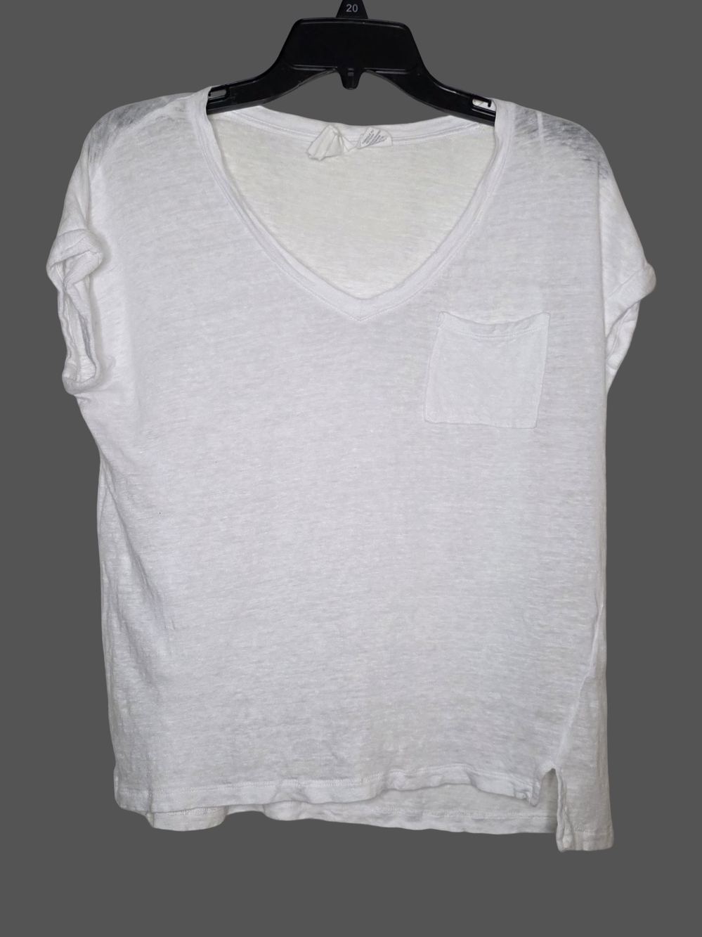 C&C California White Linen T Shirt